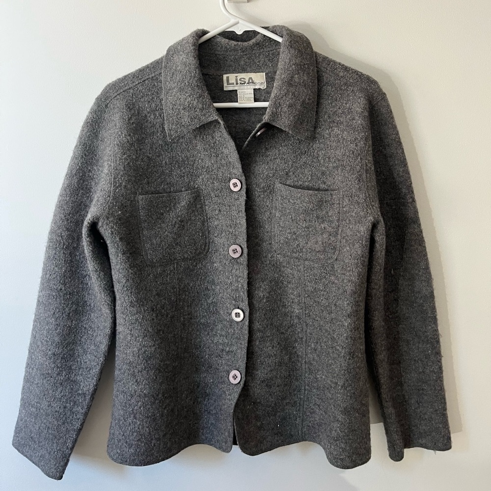 Gray Sweater Jacket size S